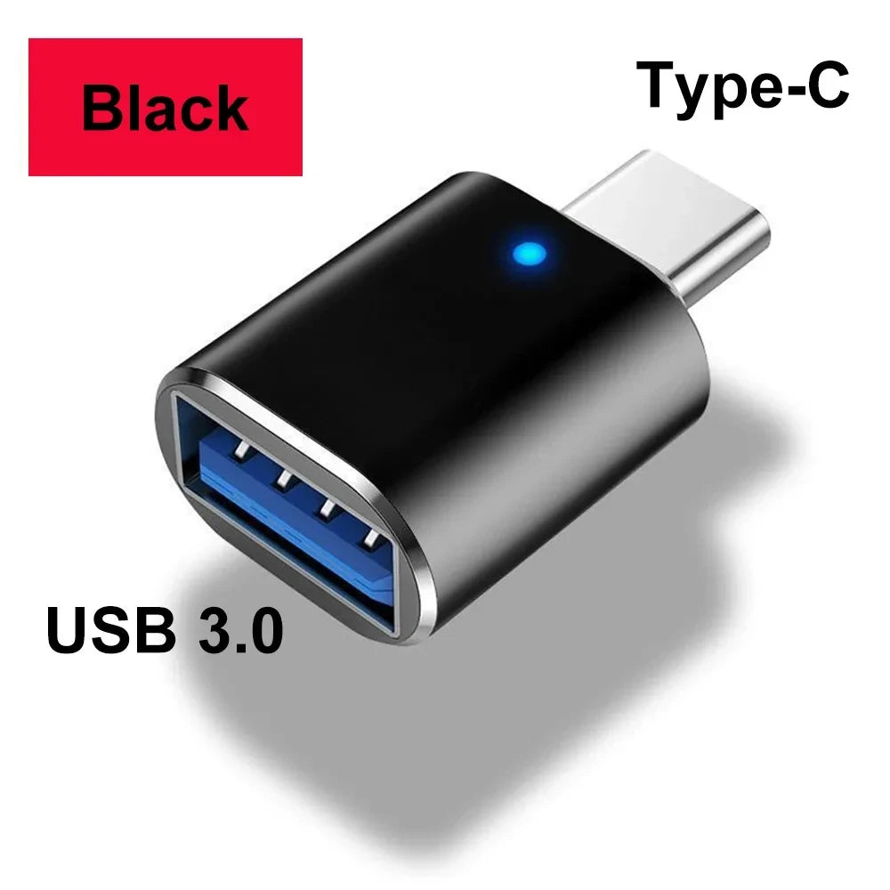 USB 3.0 Type-C OTG Adapter USB C Male To USB Female Converter
