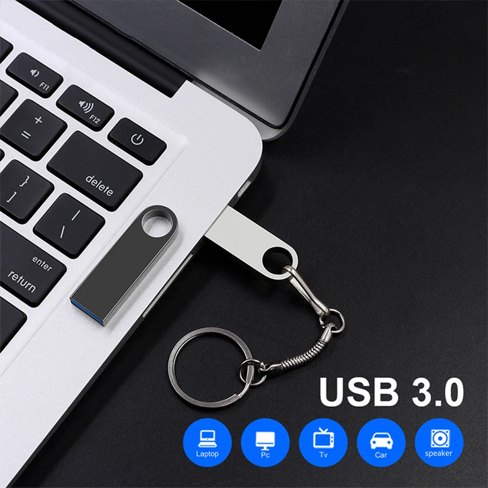 New 2025 Metal Pen Drive 2TB Cle Usb Flash Drive