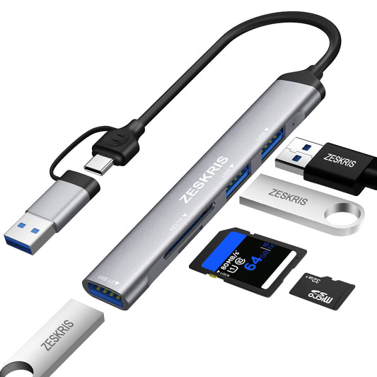 ZESKRIS 5 in 1 USB C Hub