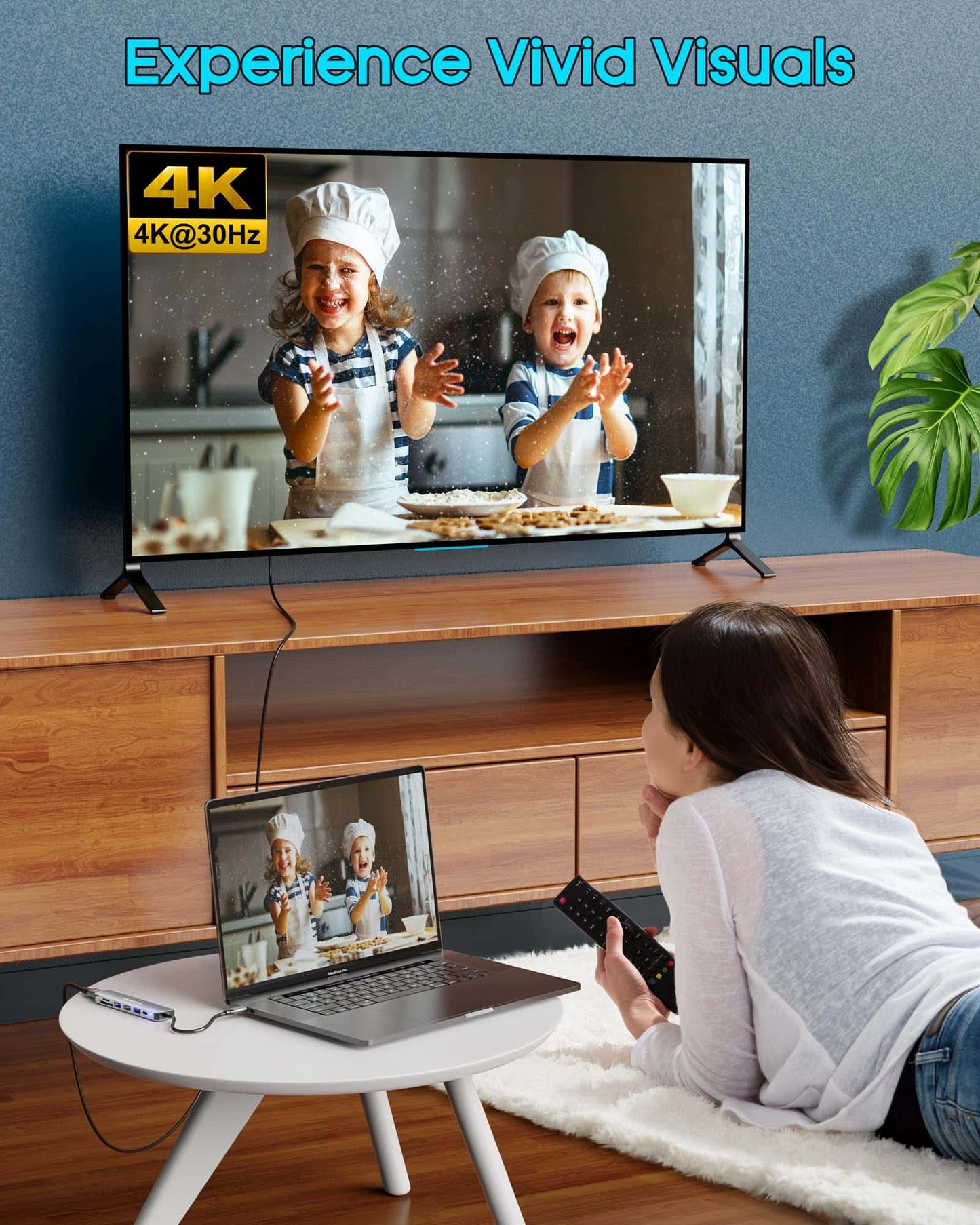 7-in-1 ZESKRIS USB C Hub mit 4K HDMI