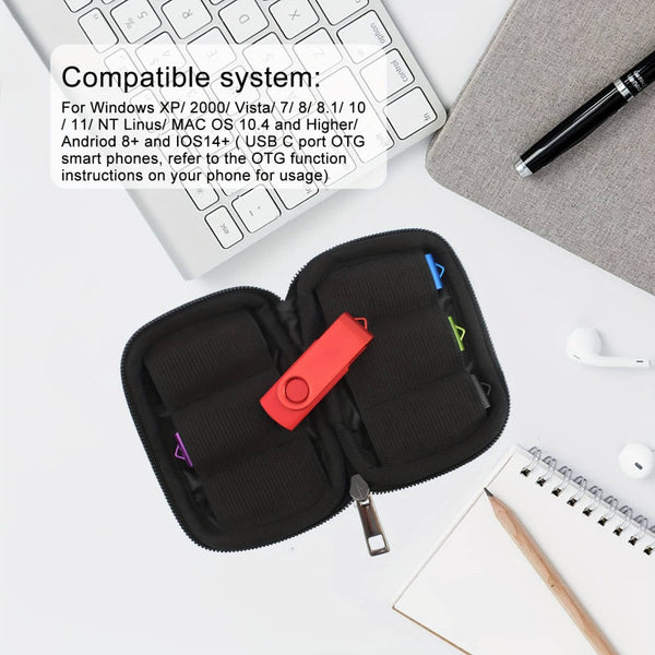 5-Pack Smart Storage USB Flash Drives