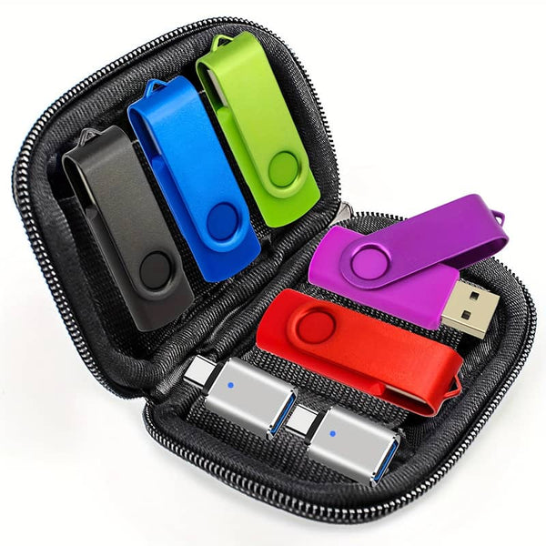 5-Pack Smart Storage USB Flash Drives